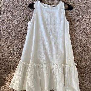 Simple white dress